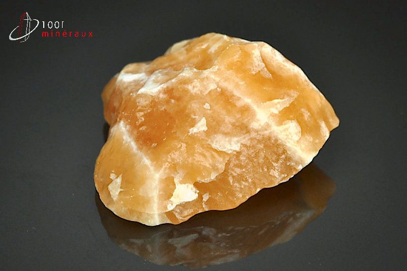 Calcite orange brute - Mexique - minéraux bruts 5,7 cm / 85g / AY188