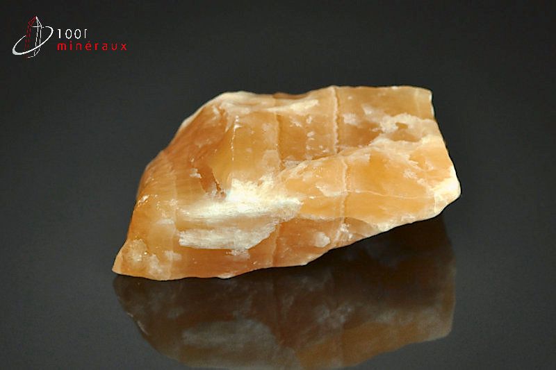 Calcite orange brute - Mexique - minéraux bruts 5,6 cm / 60g / AY200