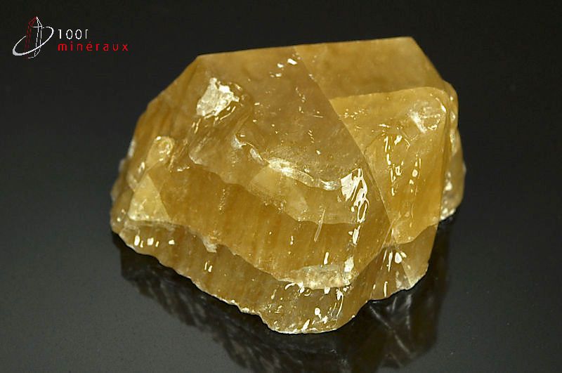 Calcite minéral miel - Mexique - minéraux bruts 5,1cm / 79g / AY26