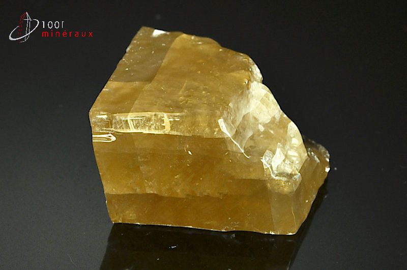 Calcite minéral miel - Mexique - minéraux bruts 4,8cm / 69g / AY27