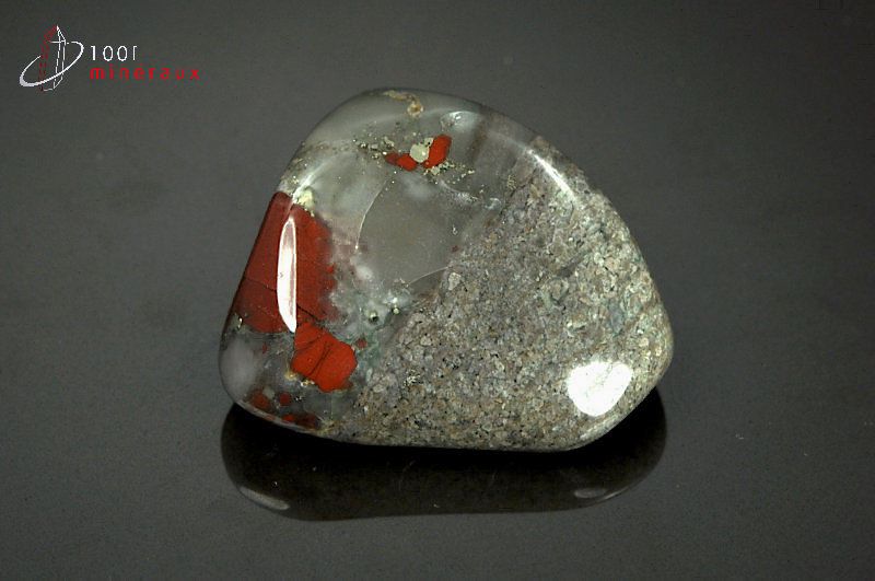 Héliotrope poli - Afrique du sud - pierres polies 3,7cm / 32g / AY315