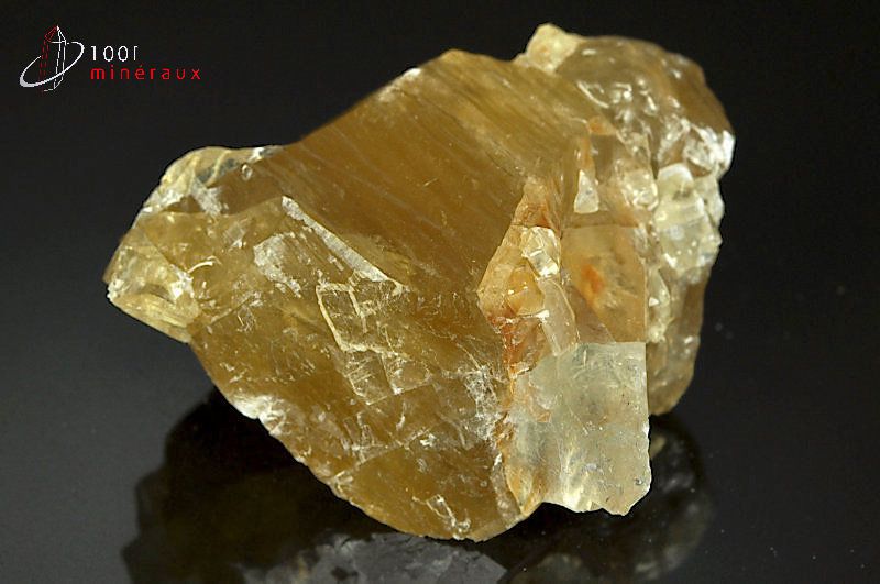 Calcite minéral miel - Mexique - minéraux bruts 6cm / 116g / AY32