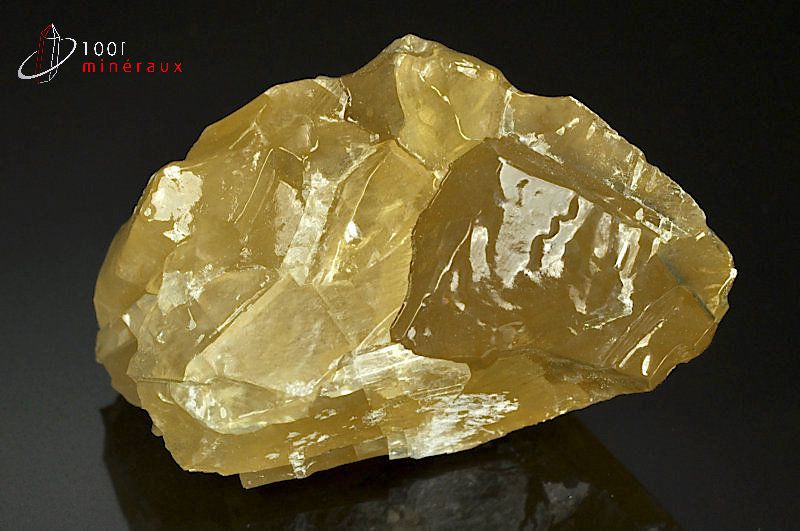 Calcite minéral miel - Mexique - minéraux bruts 6,1cm / 102g / AY35