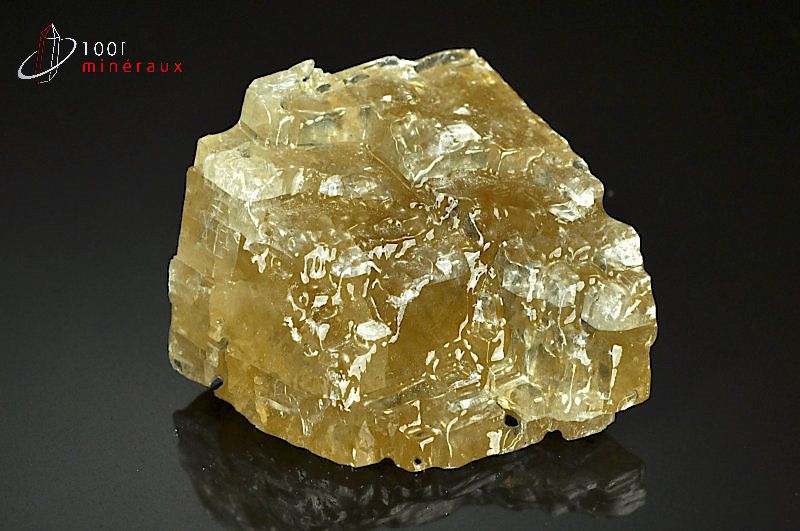 Calcite minéral miel - Mexique - minéraux bruts 3,8cm / 76g / AY43