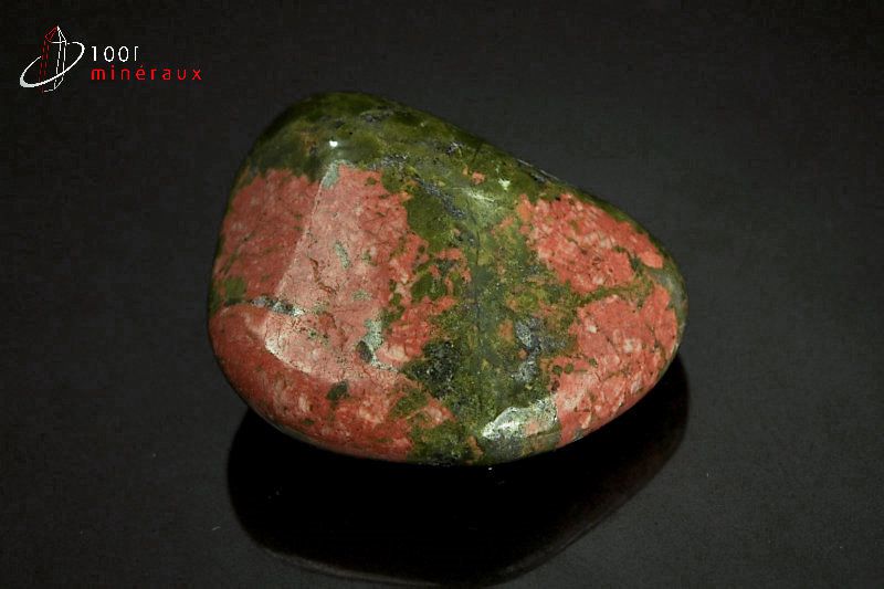 Unakite polie - Brésil - pierres roulées 3,3cm / 26g / AY446