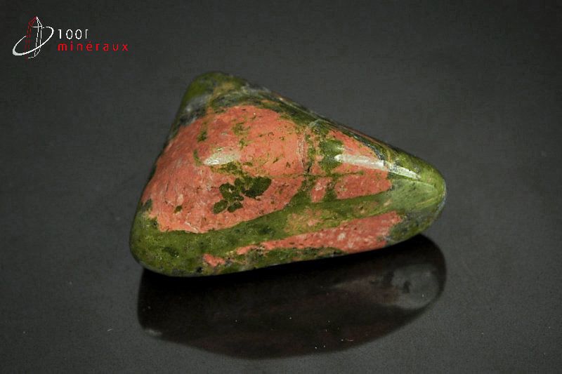 Unakite polie - Brésil - pierres roulées 3,2cm / 18g / AY447