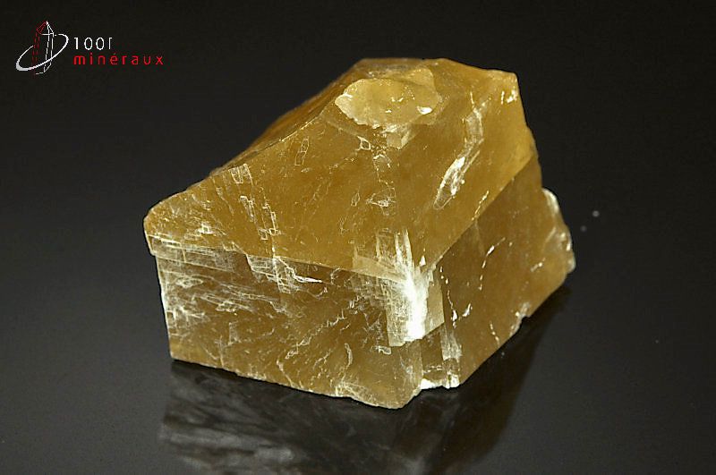 Calcite minéral miel - Mexique - minéraux bruts 3,8cm / 103g / AY44