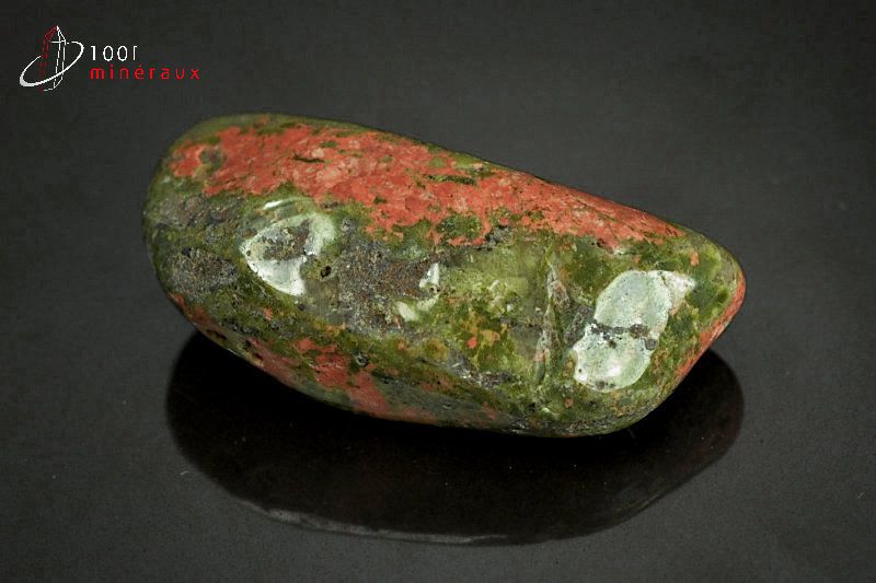Unakite polie - Brésil - pierres roulées 4,3cm / 24g / AY451