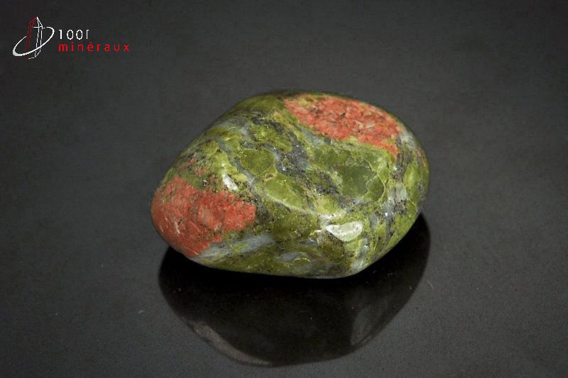 Unakite polie - Brésil - pierres roulées 2,7cm / 20g / AY453