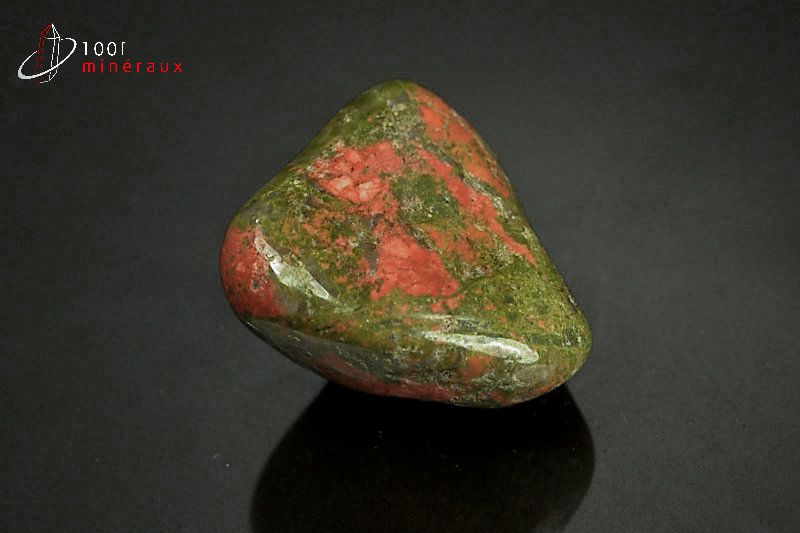 Unakite polie - Brésil - pierres roulées 2,7cm / 19g / AY454