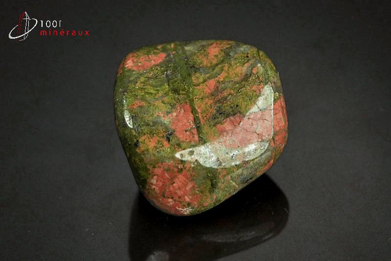 Unakite polie - Brésil - pierres roulées 2,8cm / 23g / AY455