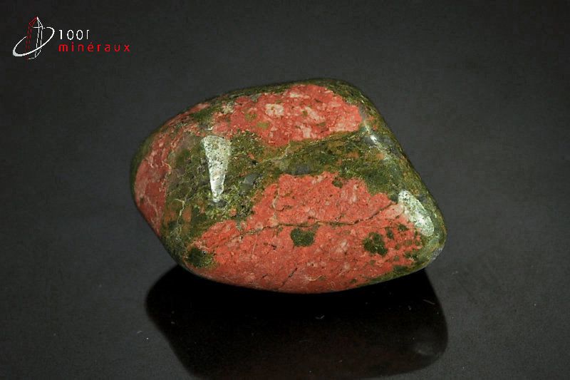 Unakite polie - Brésil - pierres roulées 3cm / 25g / AY456