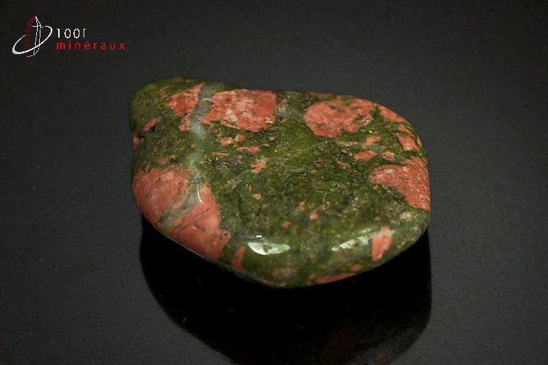 Unakite polie - Brésil - pierres roulées 3cm / 19g / AY465
