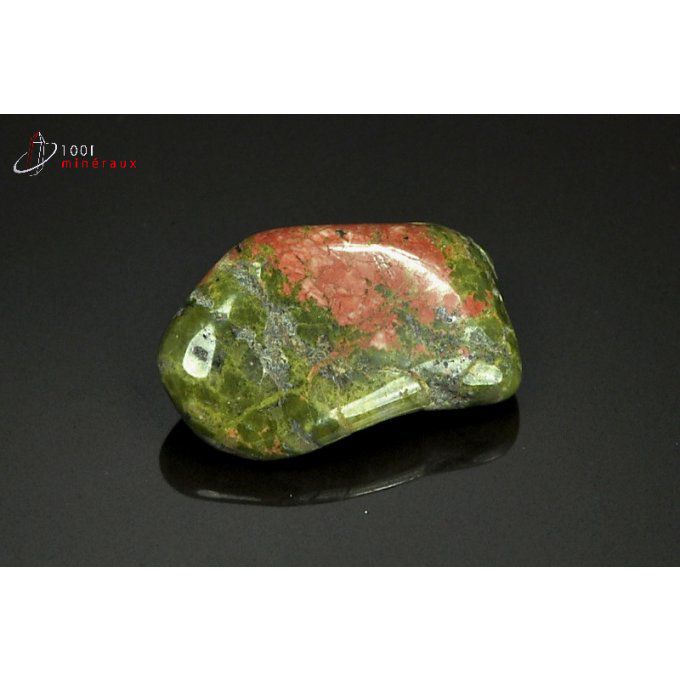 Unakite polie - Brésil - pierres roulées 3,2cm / 13g / AY468