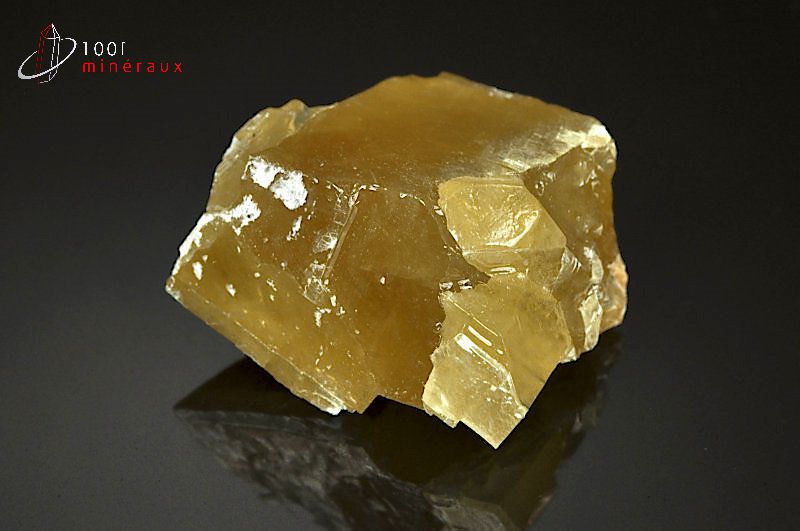 Calcite minéral miel - Mexique - minéraux bruts 3,5cm / 73g / AY46