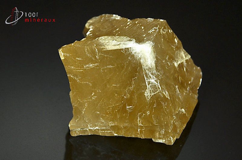 Calcite minéral miel - Mexique - minéraux bruts 4,7cm / 135g / AY48