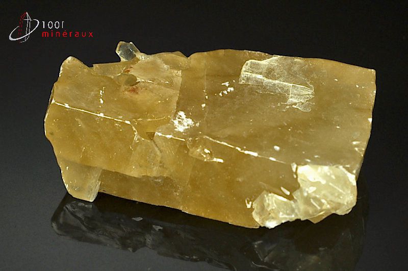 Calcite minéral miel - Mexique - minéraux bruts 6,6cm / 77g / AY53