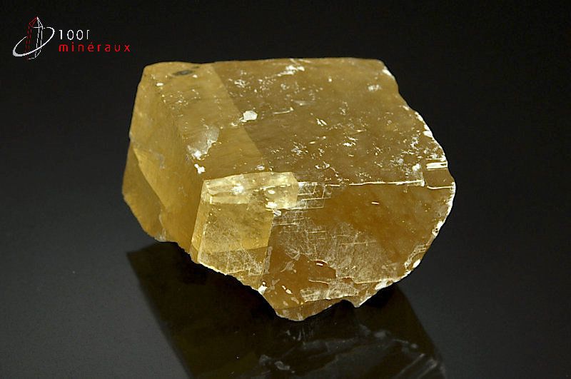 Calcite minéral miel - Mexique - minéraux bruts 4,2cm / 85g / AY55