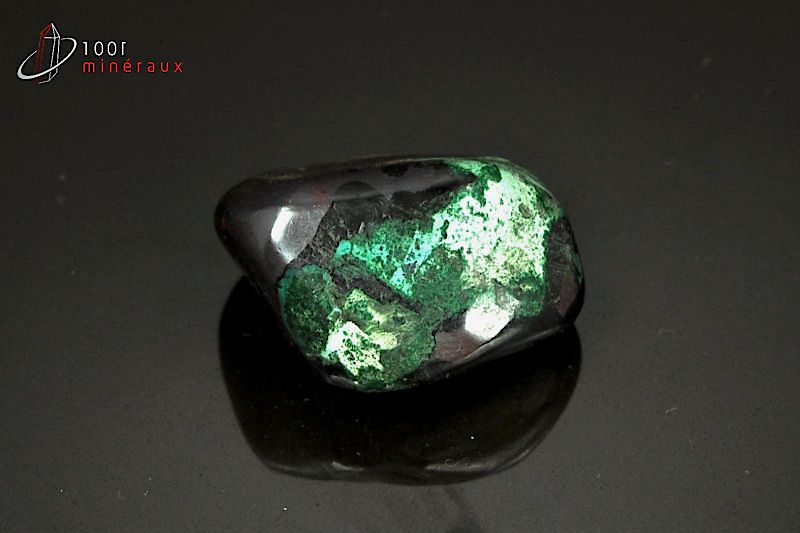 Cuprite-Malachite - RD Congo - pierres roulées 2,9 cm / 40 g / AY611