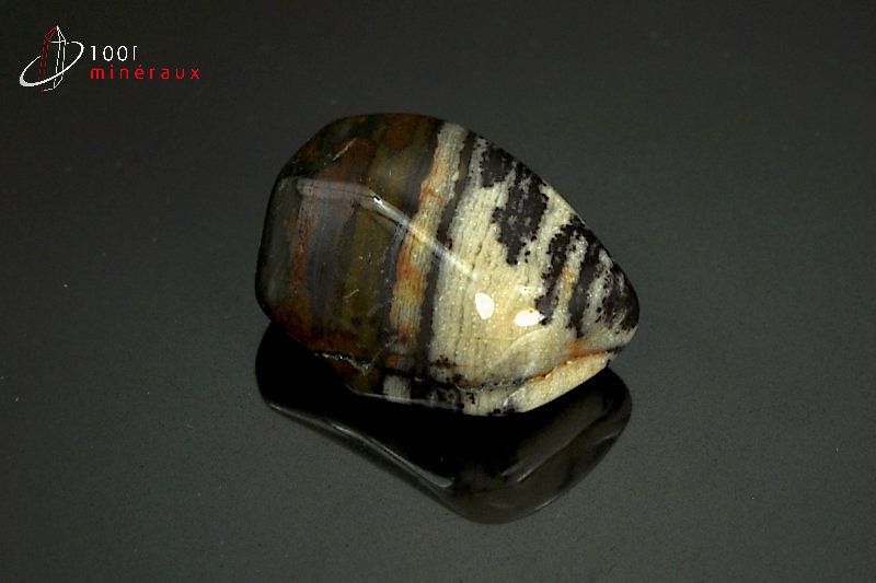 Jaspe poli - Brésil - pierres roulées 3,4 cm / 24g / AY816