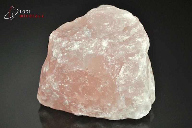 Quartz rose brut - Brésil - minéraux bruts 6,9cm / 295g / AY949