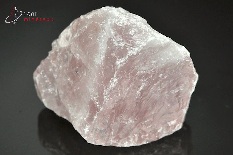 Quartz rose brut - Brésil - minéraux bruts 5,8cm / 226g / AY958