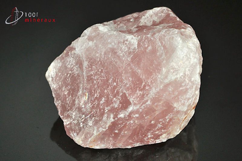 Quartz rose brut - Brésil - minéraux bruts 6,5cm / 218g / AY960