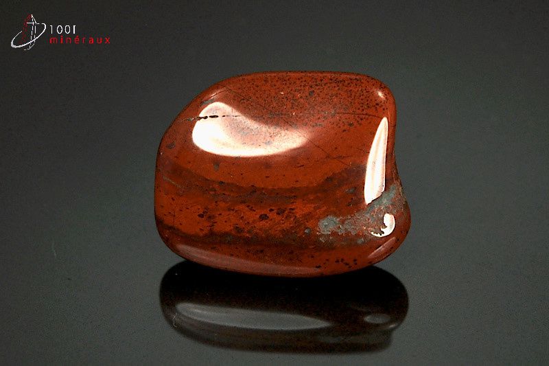 Jaspe rouge poli - Brésil - pierres roulées 3,1cm / 14g / AZ511