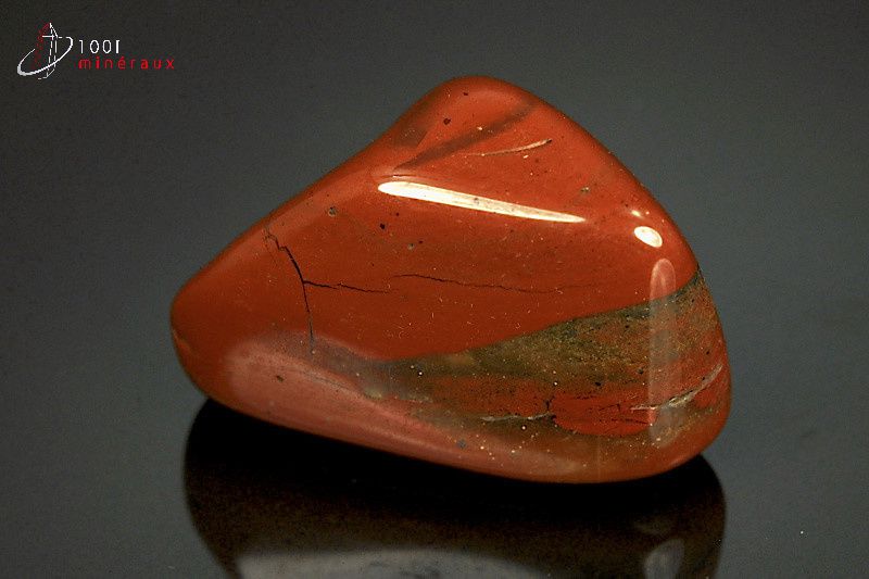 Jaspe rouge poli - Brésil - pierres roulées 4,6cm / 56g / AZ520