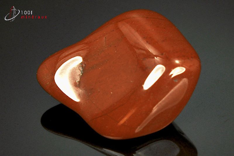 Jaspe rouge poli - Brésil - pierres roulées 4,4cm / 53g / AZ521