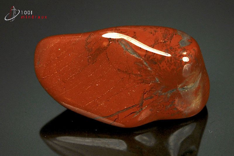 Jaspe rouge poli - Brésil - pierres roulées 5,2cm / 54g / AZ522