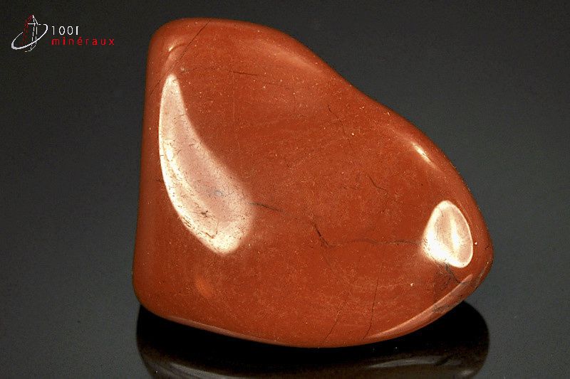Jaspe rouge poli - Brésil - pierres roulées 4,5cm / 45g / AZ525