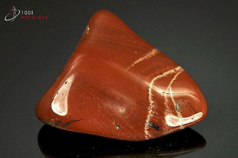 Jaspe rouge poli - Brésil - pierres roulées 4,9cm / 44g / AZ529