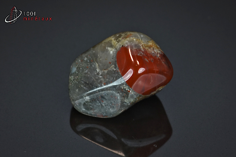 Héliotrope poli - Afrique du Sud - pierres roulées 3,1cm / 15g / AZ596
