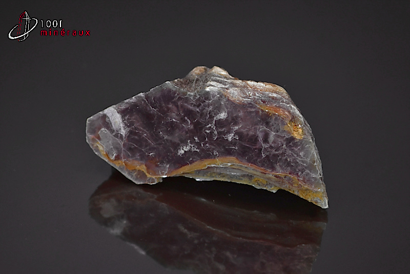 Lépidolite plaque - Brésil - minéraux à cristaux 5,1cm / 37g / AZ692