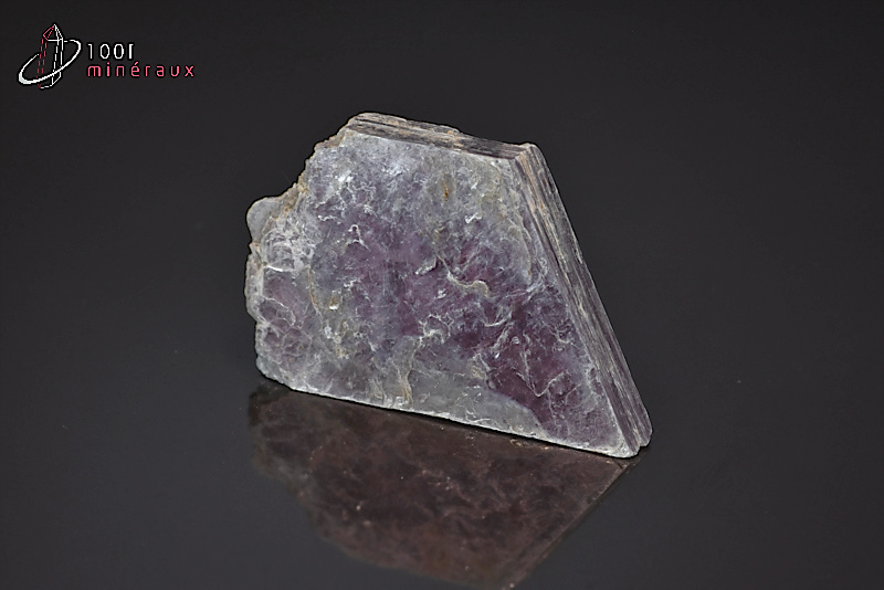 Lépidolite plaque - Brésil - minéraux à cristaux 5,1cm / 16g / AZ693