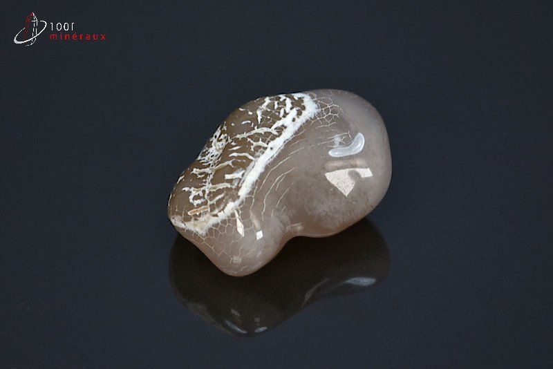 Agate polie peau de serpent - Brésil - pierres polies 2,9 cm / 12g / BA145