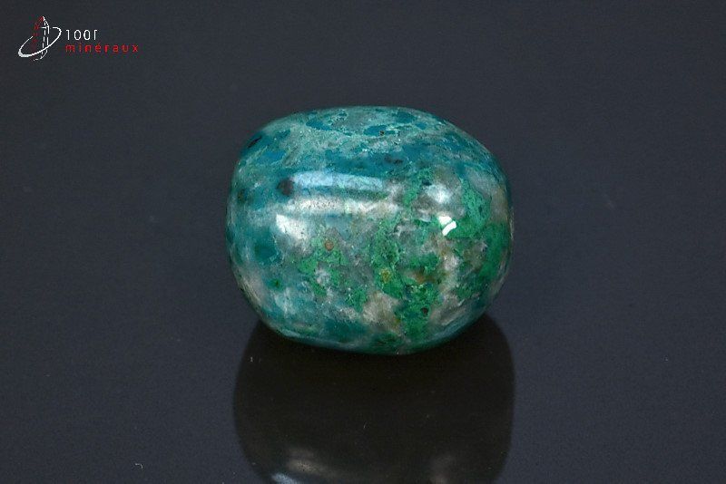 Chrysocolle polie - R.D.Congo - minéraux polis 2,5cm / 18g / BA256