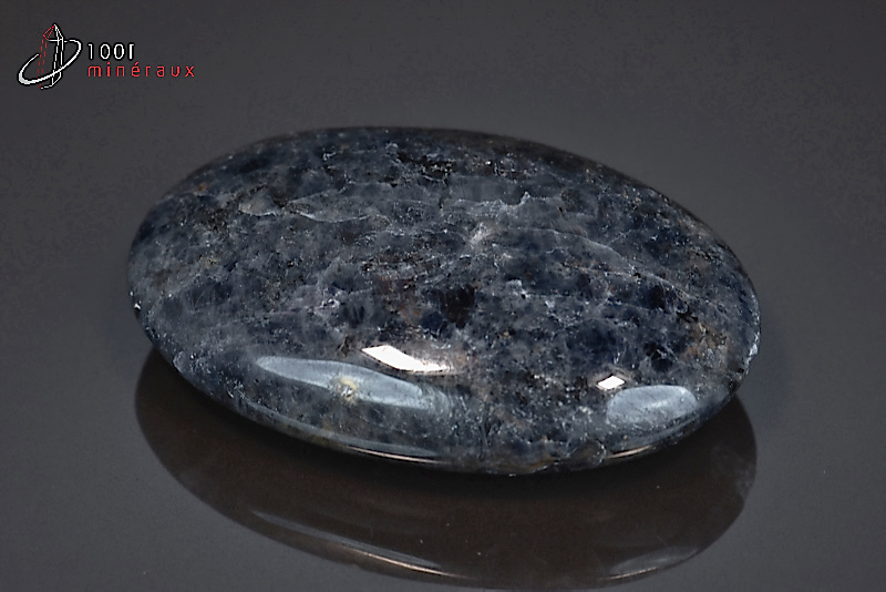 Cordiérite polie galet - Inde - minéraux polis 6 cm / 63g / BA449