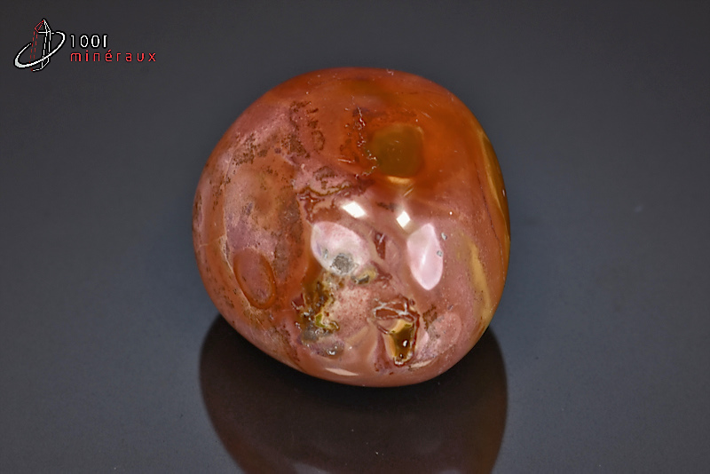 Jaspe couleur poli - Madagascar- pierres roulées 4,1 cm / 64g / BA464