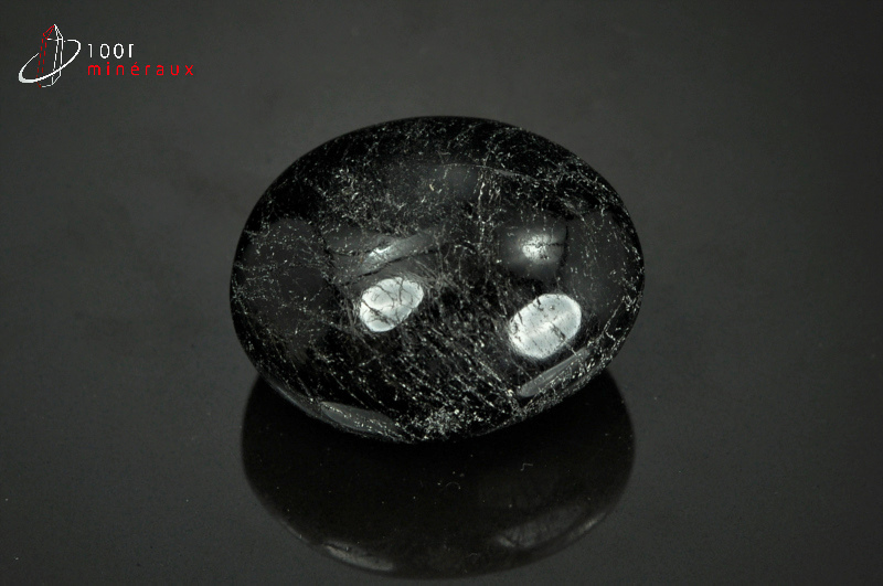 Tourmaline noire polie - Brésil - pierres polies 3,7cm / 48g / BA602