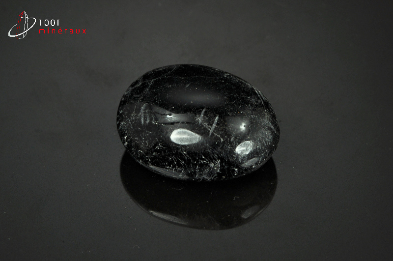Tourmaline noire polie - Brésil - pierres polies 3,3cm / 27g / BA606
