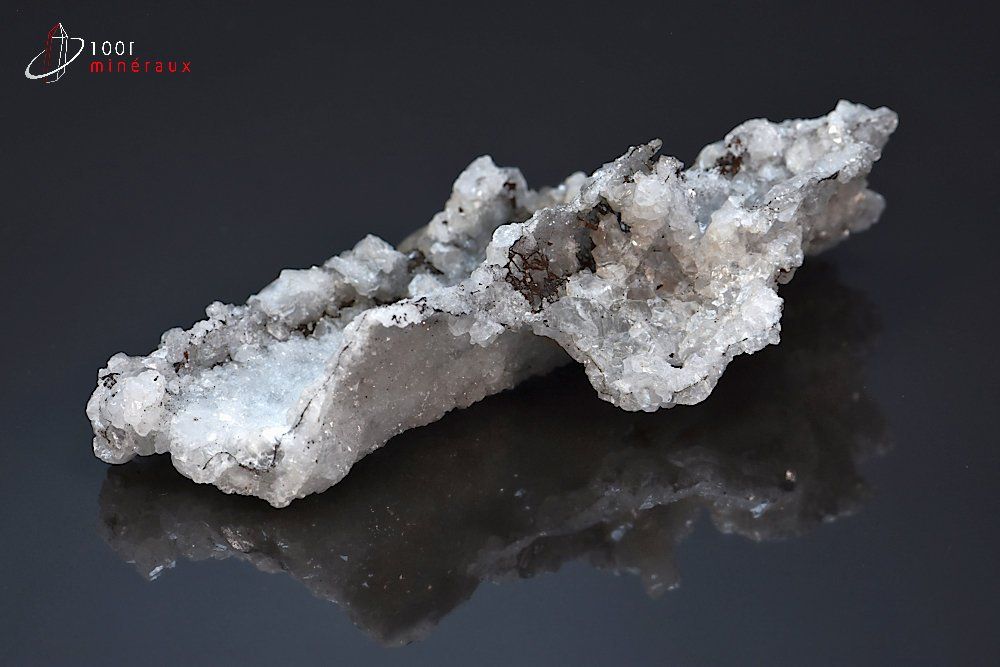 Aragonite blanche - Maroc - minéraux à cristaux 9,9 cm / 63g / BA70