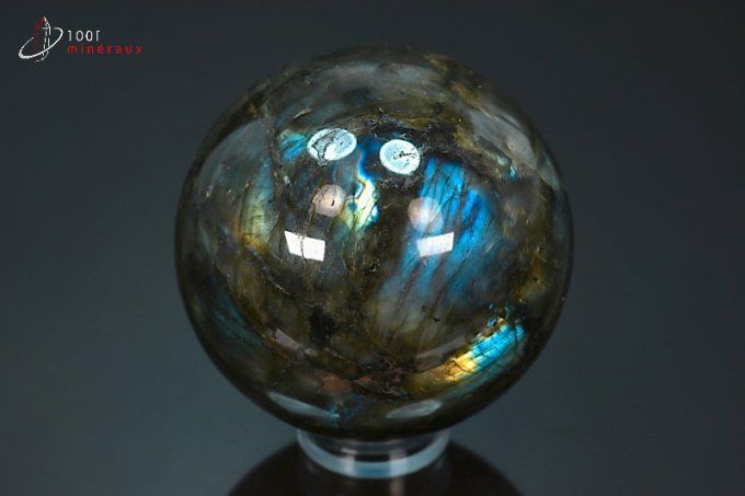 sphere minerale de labradorite