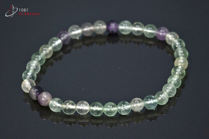 bracelet perles fluorine mineraux
