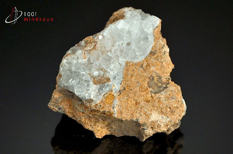Calcite diamant - France - minéraux à cristaux 5,2 cm / 126 g / BA85-1