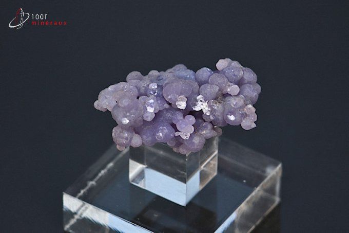 Calcédoine grappe - Indonésie - minéraux à cristaux 2,9 cm / 4g / BB454