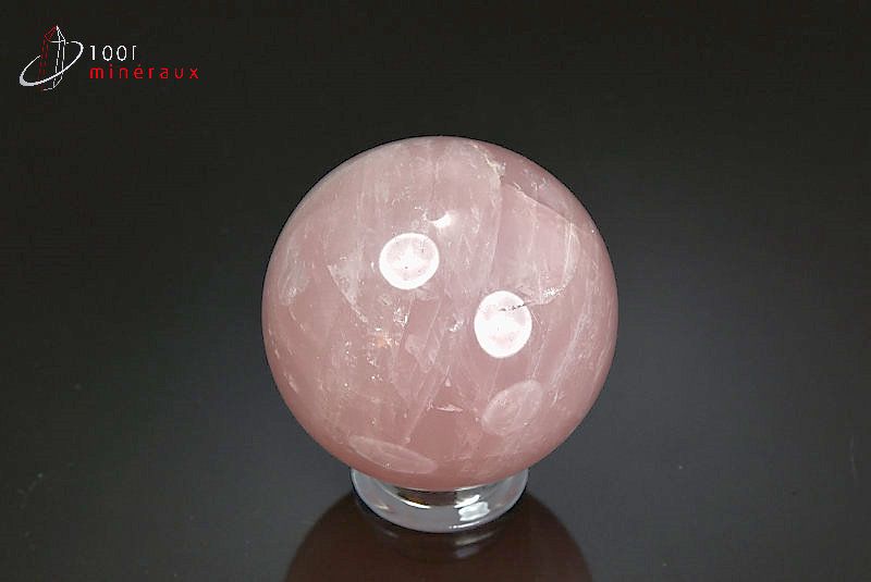 Sphère polie de Quartz rose - Madagascar - Sphères polies 6,7cm / 428g / BB470