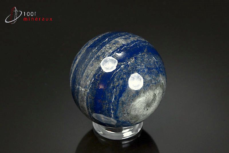 Sphère polie de Lapis Lazuli - Afghanistan - Sphère polie 6,4cm / 430g / BB474