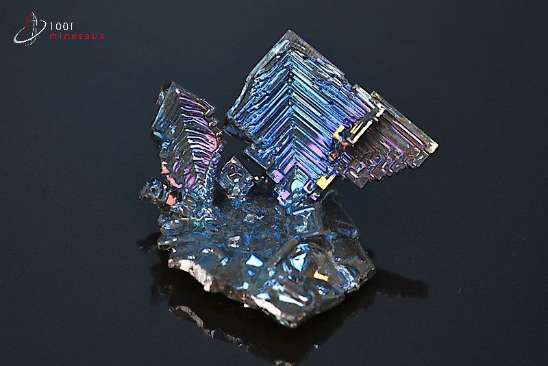 Bismuth cristallisé - Belgique - minéraux à cristaux 3,8 cm / 36g / BB57